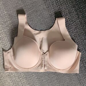 Bali Nude Front-Closure Wireless Comfort Bra